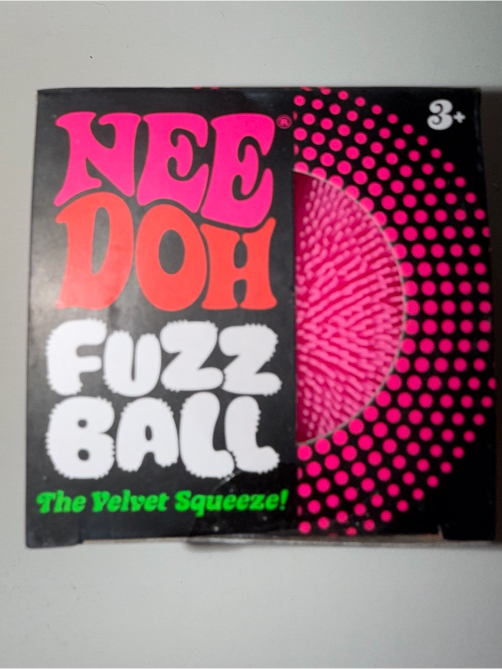 Needoh Schylling Pink Fuzz Ball